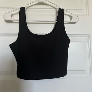 Black Cropped Top